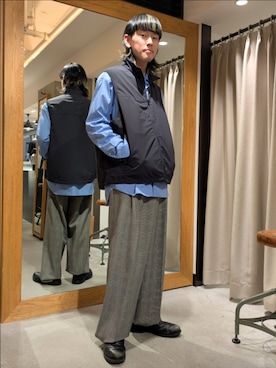 古賀竜太郎さん（メンズ・174cm）の春コーディネート