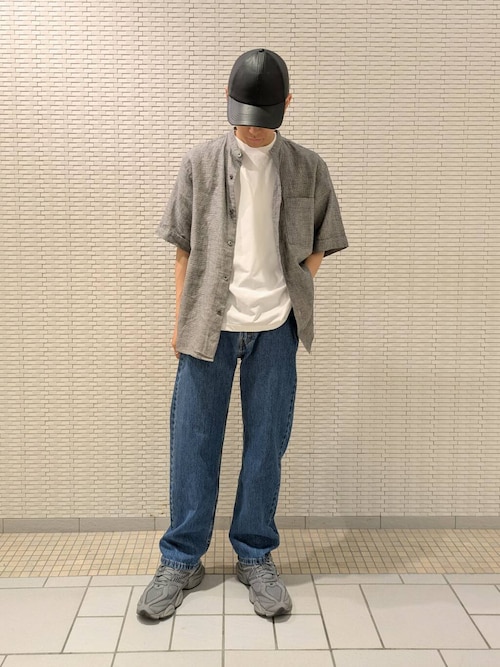 FORK&SPOON　コットンリネンショートスリーブシャツ