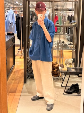 古賀竜太郎さん（メンズ・174cm）の夏コーディネート