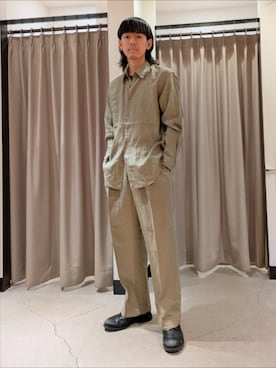 古賀竜太郎さん（メンズ・174cm）の春コーディネート