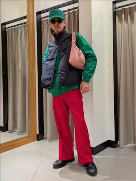 古賀竜太郎さん(メンズ・174cm)の冬コーディネート