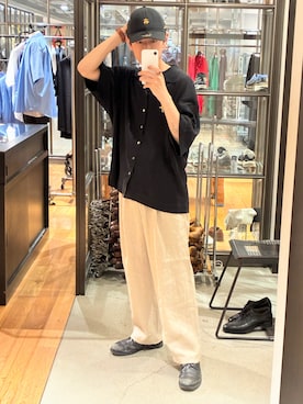 古賀竜太郎さん（メンズ・174cm）の夏コーディネート