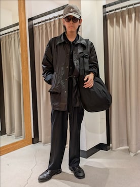 古賀竜太郎さん（メンズ・174cm）の冬コーディネート