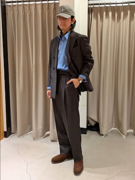 古賀竜太郎さん（メンズ・174cm）の春コーディネート