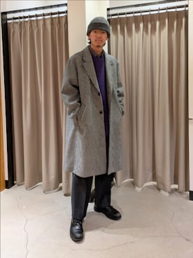 「アイテム（ニットキャップ/ビーニー）」を使った、sabanomiconさん（メンズ・174cm・10代）の秋コーディネート