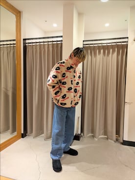 「LOTTO（ロット）のLOTTO　LOGO BOA BLOUSON（ブルゾン）」を使った、sabanomiconさん（メンズ・174cm・10代）の秋コーディネート