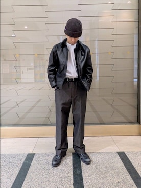 「アイテム（その他アウター）」を使った、sabanomiconさん（メンズ・174cm・20代）の秋コーディネート
