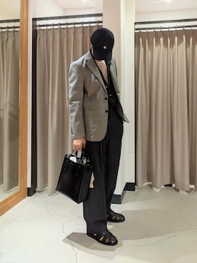 「アイテム（メガネ）」を使った、sabanomiconさん（メンズ・174cm）の夏コーディネート