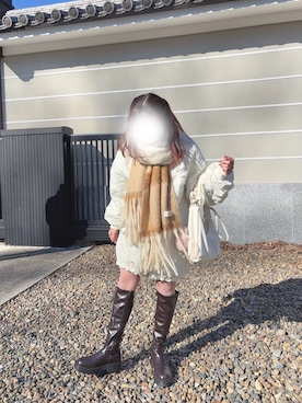 「FUN（ファン）のアイテム」を使った、‪ y u f f y  さん（レディース・150cm）の冬コーディネート