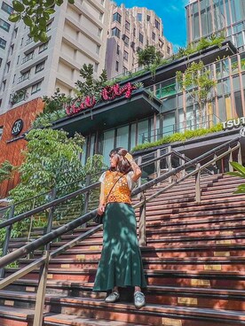 陳盈如さん(レディース・160cm)の夏コーディネート