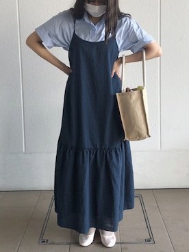 「ごきげんウィーク」｜「アイテム（バレエシューズ）」を使った、りおさん（レディース・163cm）の春コーディネート
