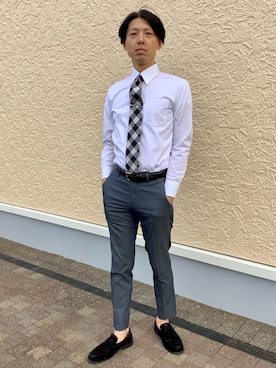 「レギュラー」｜BRICK HOUSE by Tokyo Shirts あみプレミアムアウトレット店さん（メンズ・170cm）の冬コーディネート