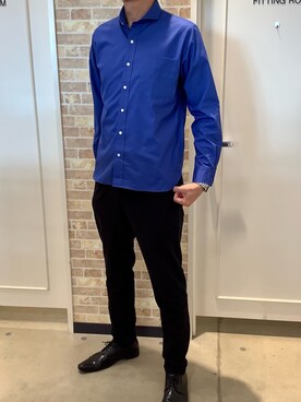 BRICK HOUSE by Tokyo Shirts あみプレミアムアウトレット店さん（メンズ・178cm）の夏コーディネート