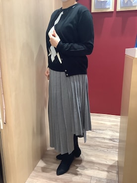 「BRICK HOUSE by TOKYO SHIRT」｜「アイテム（アンサンブル）」を使った、TOKYO SHIRTS 泉中央セルバ店さん（レディース・155cm）の冬コーディネート