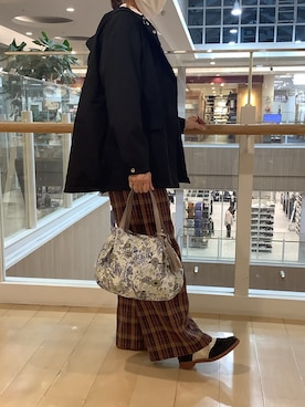 「BRICK HOUSE by TOKYO SHIRT」｜「アイテム（マウンテンパーカー）」を使った、TOKYO SHIRTS 泉中央セルバ店さん（レディース・155cm）の秋コーディネート