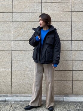 「コーデュロイパンツ」｜LOVELESS WOMENさん（レディース・154cm）の冬コーディネート