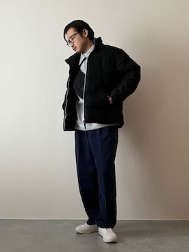 「MoonStar（ムーンスター）のMOONSTAR/810s/ムーンスター/エイトテンス KITCHE/キッチェ（スニーカー）」を使った、youyukiyukiさん（メンズ・172cm）の冬コーディネート