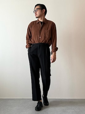 「MORGAN（モルガン）のアイテム」を使った、youyukiyukiさん（メンズ・172cm）の夏コーディネート