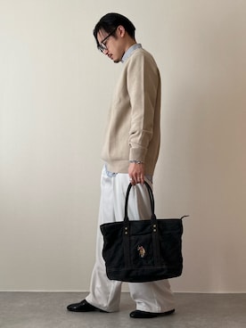 「ほめられ本命コーデ」｜「アイテム（スリッポン）」を使った、youyukiyukiさん（メンズ・172cm）の冬コーディネート