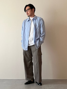 「春カラー」｜「アイテム（スリッポン）」を使った、youyukiyukiさん（メンズ・172cm）の冬コーディネート