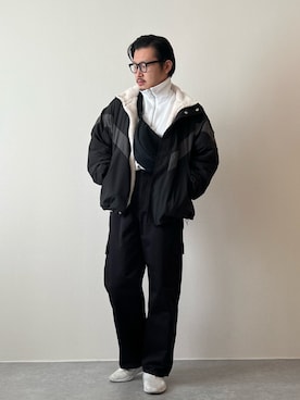 「Confirm（コンファーム）のアイテム（その他アウター）」を使った、youyukiyukiさん（メンズ・172cm）の冬コーディネート