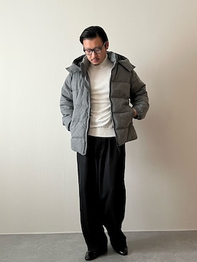 「Confirm（コンファーム）のアイテム（ブルゾン）」を使った、youyukiyukiさん（メンズ・172cm）の秋コーディネート