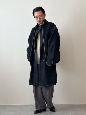 forksy.】2WAYデニムモッズコート/ベストを使ったその他