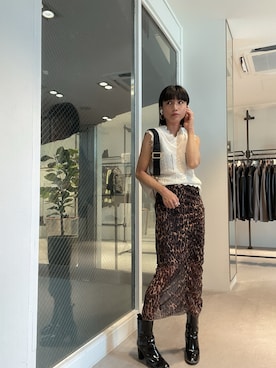 「ALLSAINTS（オールセインツ）のアイテム」を使った、ABBYさん（レディース・150cm）の春コーディネート