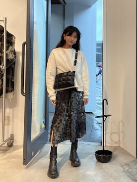 「ALLSAINTS（オールセインツ）のアイテム（バッグ）」を使った、ABBYさん（レディース・150cm）の秋コーディネート