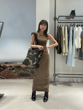 「ALLSAINTS（オールセインツ）のアイテム」を使った、ABBYさん（レディース・150cm）の春コーディネート