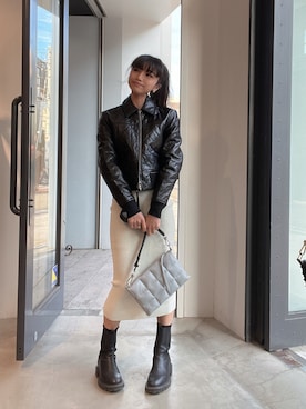 「ALLSAINTS（オールセインツ）のアイテム（バッグ）」を使った、ABBYさん（レディース・150cm）の秋コーディネート