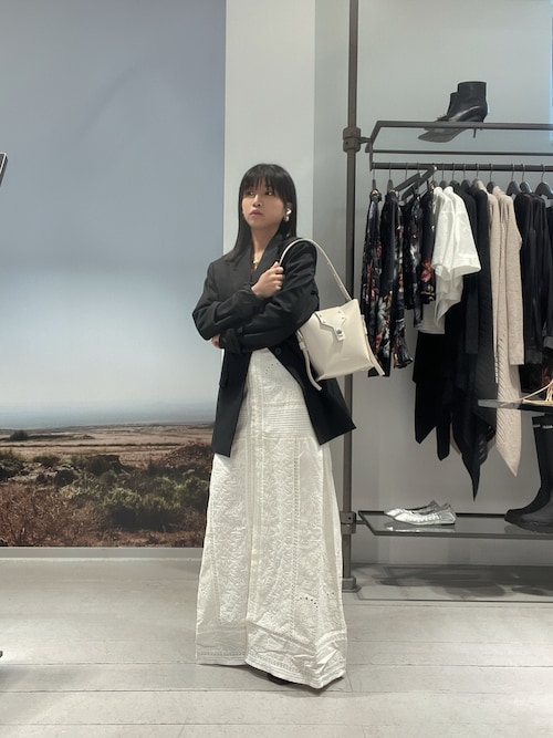 ワンピース Dahlia Belted Dress ALLSAINTS ワンピース DAHLIA EMBROIDERED BRODERIE MAXI DRESS