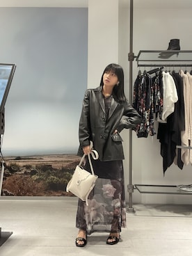 「ALLSAINTS（オールセインツ）のアイテム（バッグ）」を使った、ABBYさん（レディース・150cm）の春コーディネート