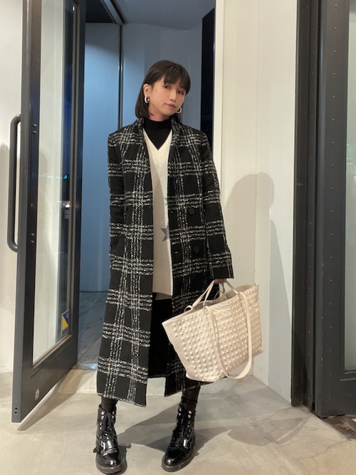 オールセインツ All Saints ダンソンコート チェック XS オールセインツ All Saints ダンソンコート チェック XS