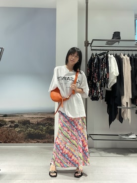 「ALLSAINTS（オールセインツ）のアイテム（バッグ）」を使った、ABBYさん（レディース・150cm）の春コーディネート