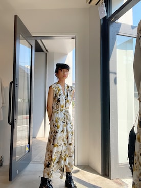 「ALLSAINTS（オールセインツ）のアイテム」を使った、ABBYさん（レディース・150cm）の夏コーディネート