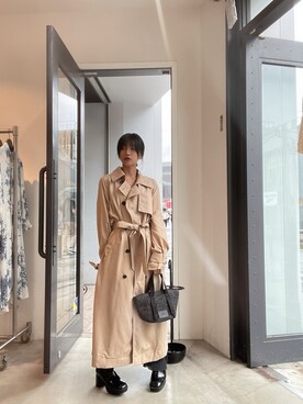 ALLSAINTS（オールセインツ）の「SAGE COTTON TRENCH COAT | SAGE
