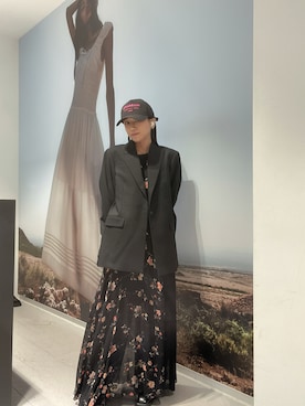 「ALLSAINTS（オールセインツ）のアイテム（ジャケット/アウター）」を使った、ABBYさん（レディース・150cm）の春コーディネート