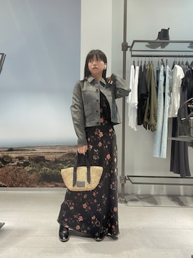 「ALLSAINTS（オールセインツ）のアイテム（その他アウター）」を使った、ABBYさん（レディース・150cm）の春コーディネート