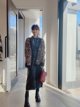 「ALLSAINTS（オールセインツ）のアイテム（シャツワンピース）」を使った、ABBYさん（レディース・150cm）の秋コーディネート