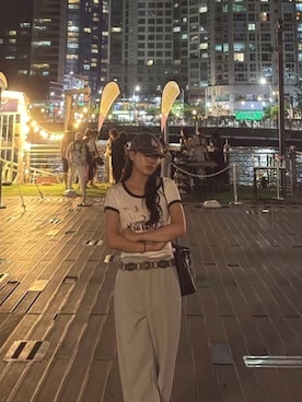 「HYSTERIC GLAMOUR（ヒステリックグラマー）のアイテム」を使った、l6mutbさん（レディース・165cm）の秋コーディネート