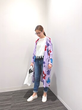 「AXchange」｜「アイテム（スリッポン）」を使った、N.honさん（レディース・163cm）の春コーディネート