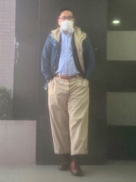 「フランス軍」｜「アイテム（ジャケット/アウター）」を使った、フラッシュさん（メンズ・170cm）の冬コーディネート