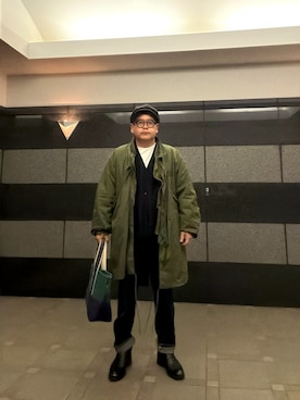 「アイテム（その他トップス）」を使った、フラッシュさん（メンズ・170cm）の冬コーディネート