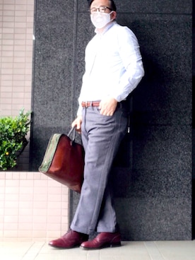 「Felisi（フェリージ）のアイテム」を使った、フラッシュさん（メンズ・170cm）の夏コーディネート