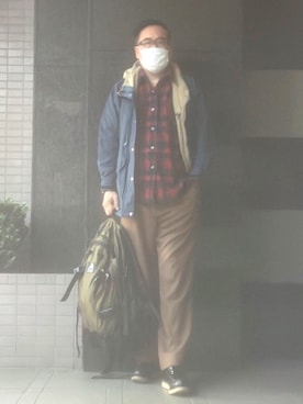 「グレゴリー」｜「アイテム（ジャケット/アウター）」を使った、フラッシュさん（メンズ・170cm）の秋コーディネート