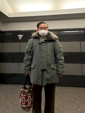 「PENDLETON（ペンドルトン）のアイテム」を使った、フラッシュさん（メンズ・170cm）の冬コーディネート