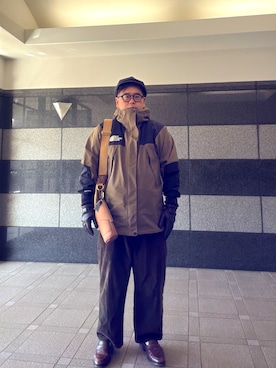 「MOSCOT（モスコット）のアイテム」を使った、フラッシュさん（メンズ・170cm）の冬コーディネート