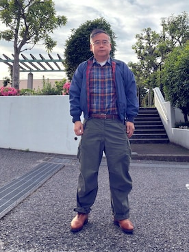 「Tricker's（トリッカーズ）のアイテム」を使った、フラッシュさん（メンズ・170cm）の春コーディネート