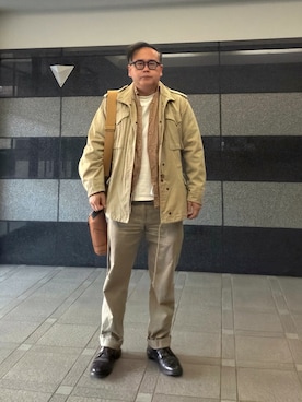 「Alpha Industries（アルファインダストリーズ）のアイテム」を使った、フラッシュさん（メンズ・170cm）の春コーディネート